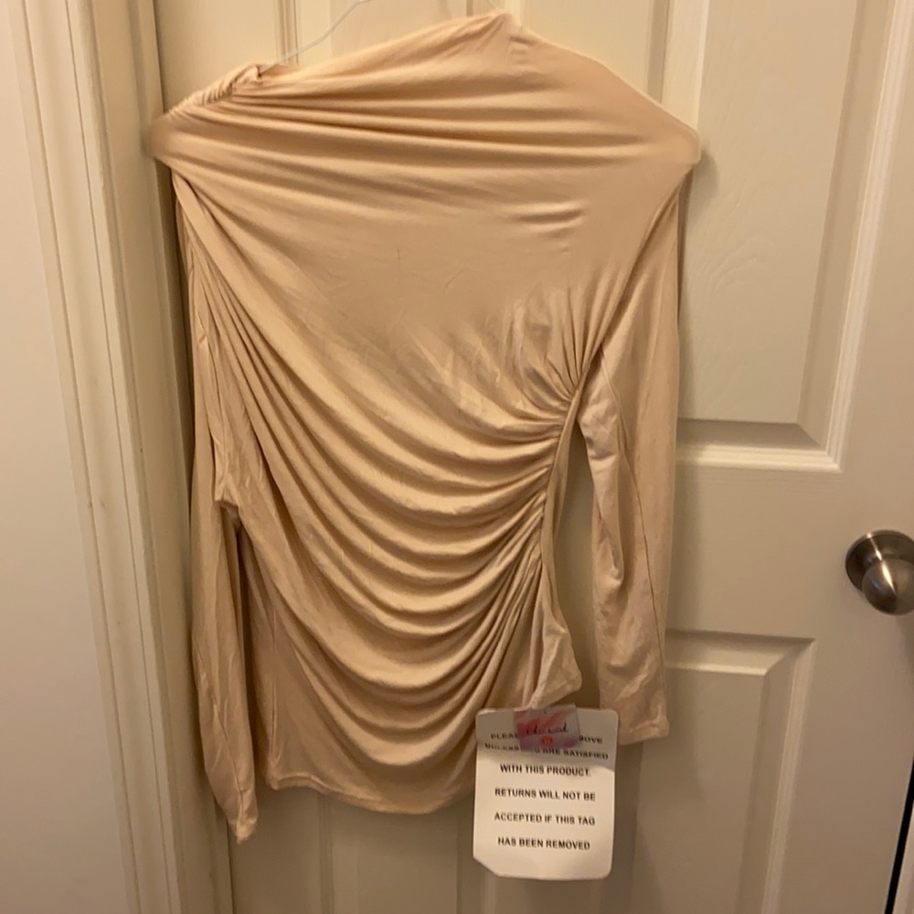 New w/ tags cream Chickwish long sleeve top XL